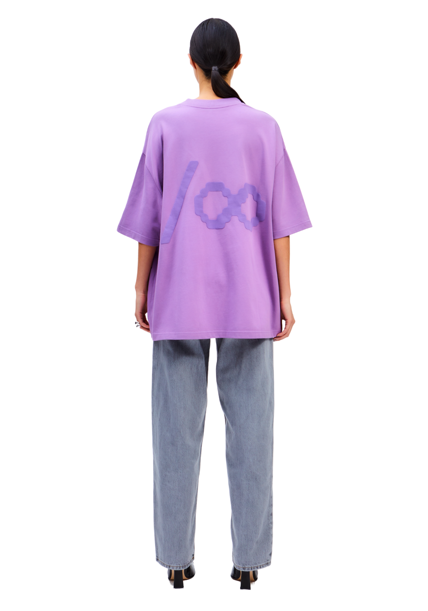 Purple Antihero Embroidered Tshirt